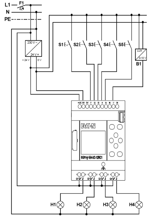 Sterowanie oświetleniem eaton